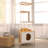 Versatile Corner Cat Tower With Multiple Features For Feline Fun