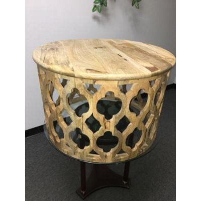 Wood coffee table