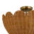 2-Light Rattan Shell-Shape Semi-Flush Mount-1706434854
