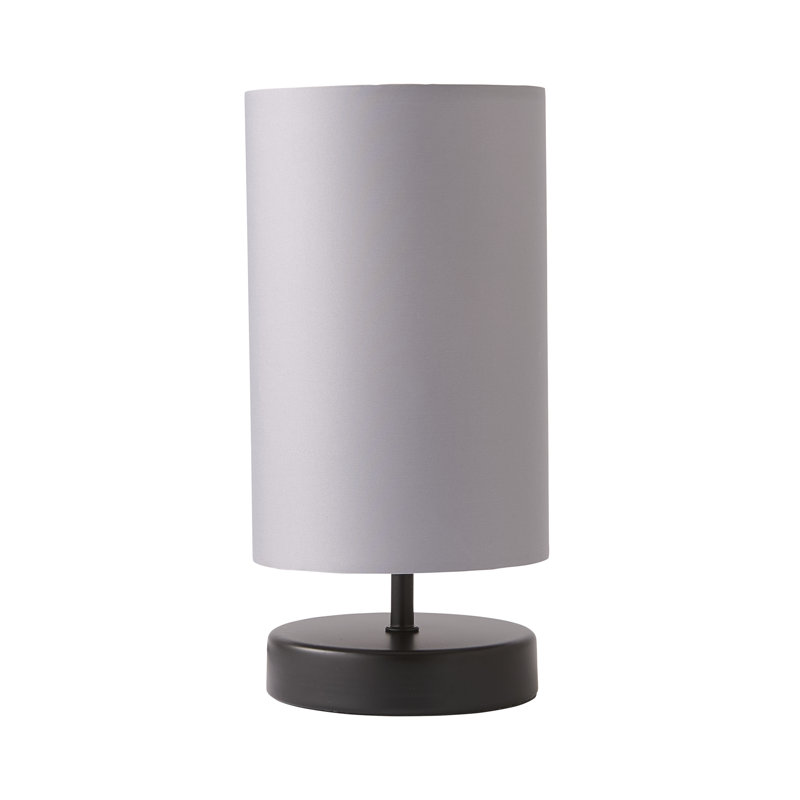 Romica Metal Table Lamp, Matt Black, Yes, Grey