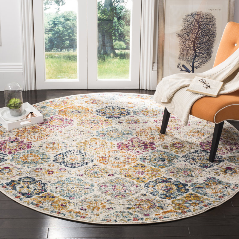 Christa Oriental Indoor Rug, Round 6'