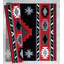 Tapis rouge à motif géométrique Sheridan-1946905299