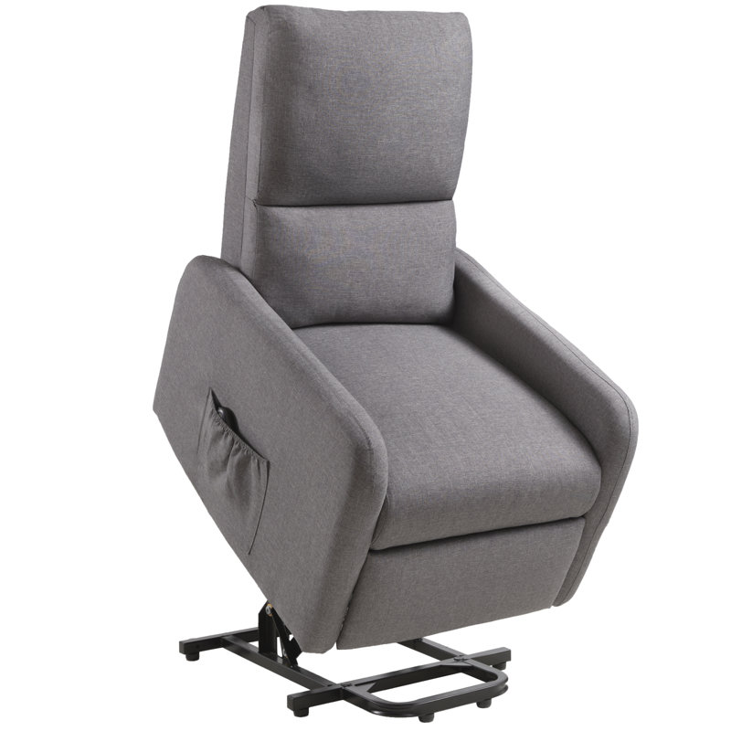 Fauteuil inclinable Power Lift, Lin gris