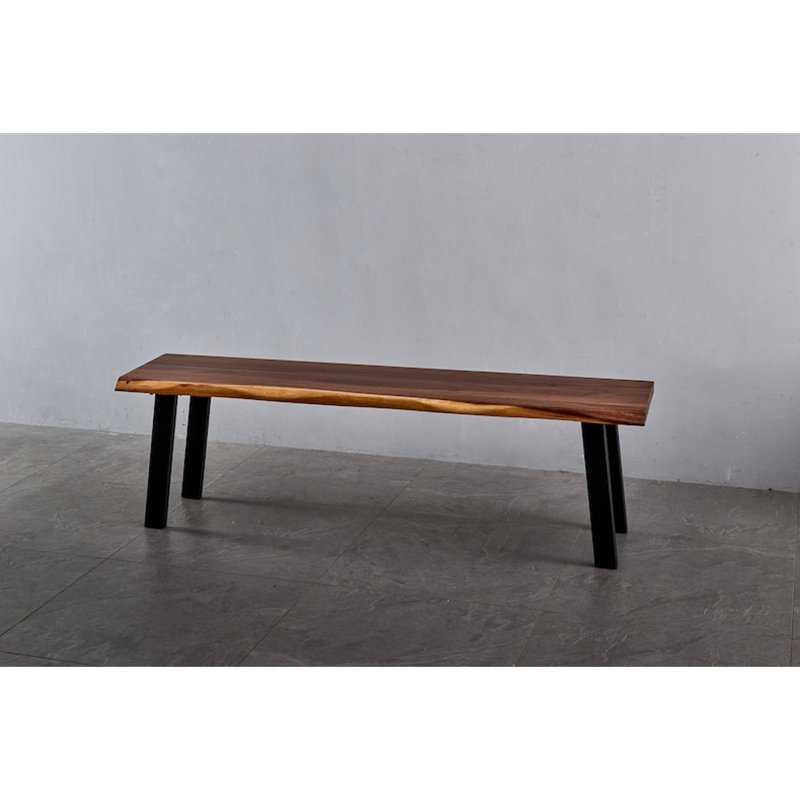 Bench, 17.5" H x 46" W x 14" D