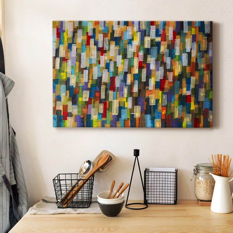 Confetti II on Canvas, 18" H x 27" W