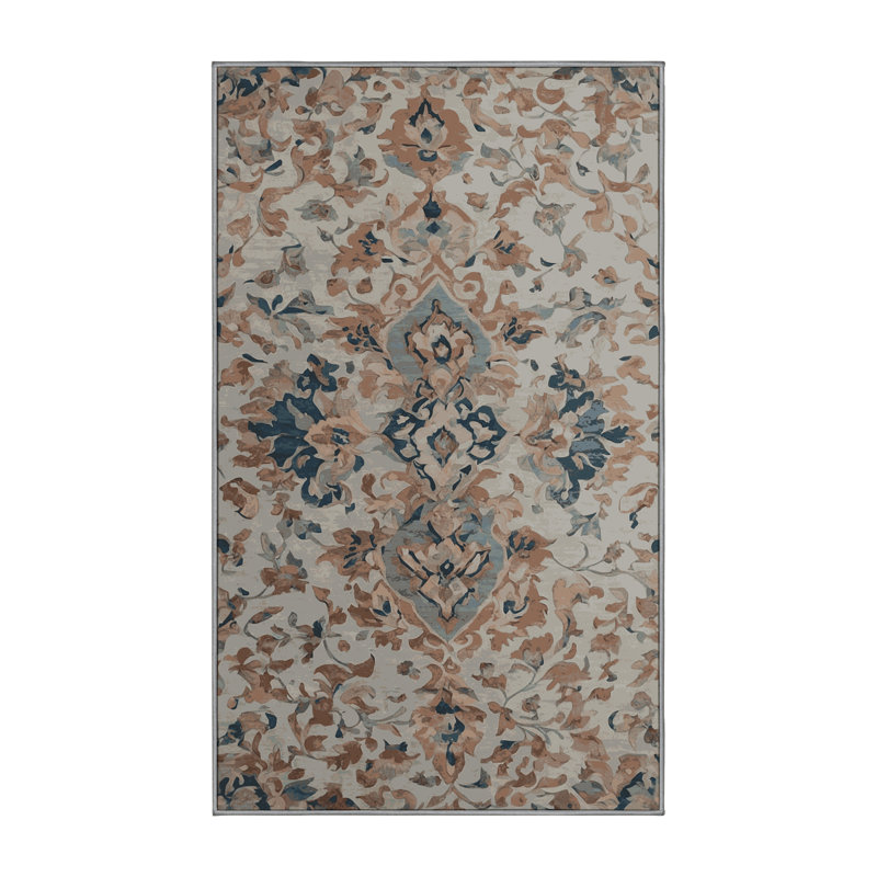 Silky Soft Plush Gray Area Rug, Rectangle 7' x 9'