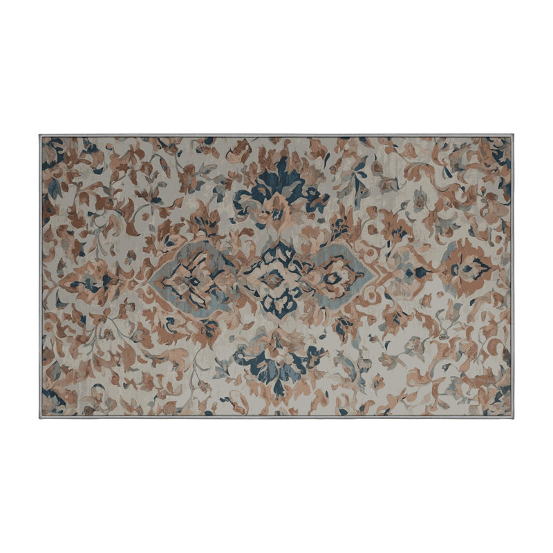 Silky Soft Plush Gray Area Rug, Rectangle 5' x 7'