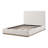 Boucle Upholstered Wingback Platform Bed-1935837251-1937323218