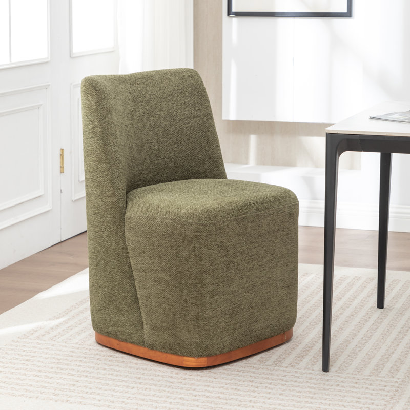 Chaise d'appoint rembourrée 33,5 po Markwart, Vert