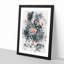 Peach Jellyfish - Framed Print-56741582-56741587