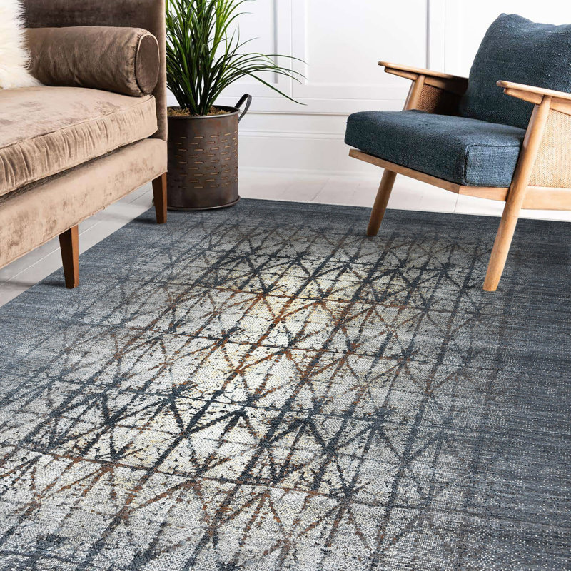 Dazzle Hand-Knotted Dark Gray 2' X 3'