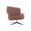 Chaise d'appoint pivotante rembourrée-494679763