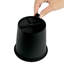 Pot de plante de chambre de bébé noir de 5 po - Pots de jardin en plastique avec drainage.-130115990
