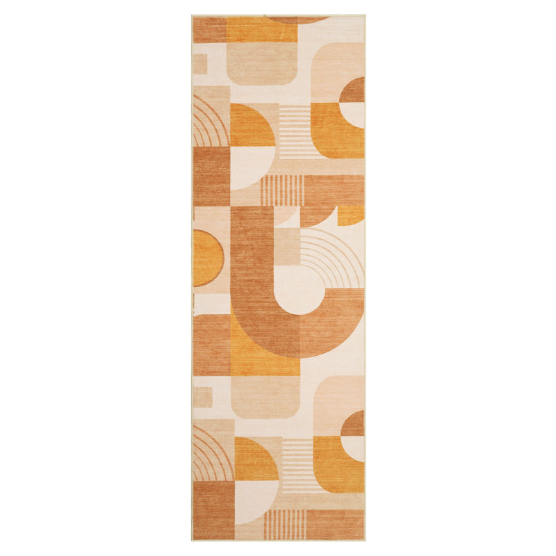 Tapis lavable à la machine Boho, Tapis de couloir 2 pi x 6 pi