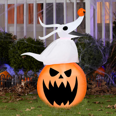 Cauchemar avant Noël, personnage de citrouille d'Halloween zéro et citrouille