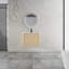 Meuble-lavabo mural 28 po avec lavabo en céramique blanche et porte à fermeture en douceur, emballage KD, contreplaqué-2147360630