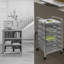 Armoire de rangement roulante avec tiroirs-1834144012