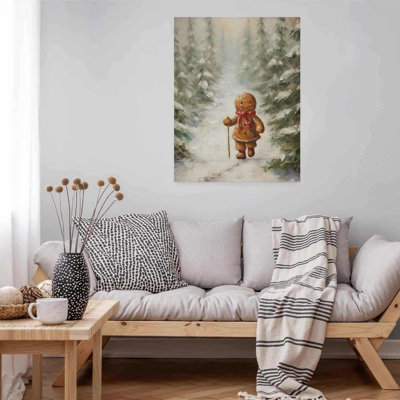 Mignon petit pain d'épices, art mural 24 "x 36"