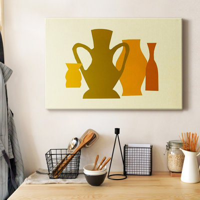 Posing Pottery I Premium Gallery Wrapped Canvas - Ready to Hang