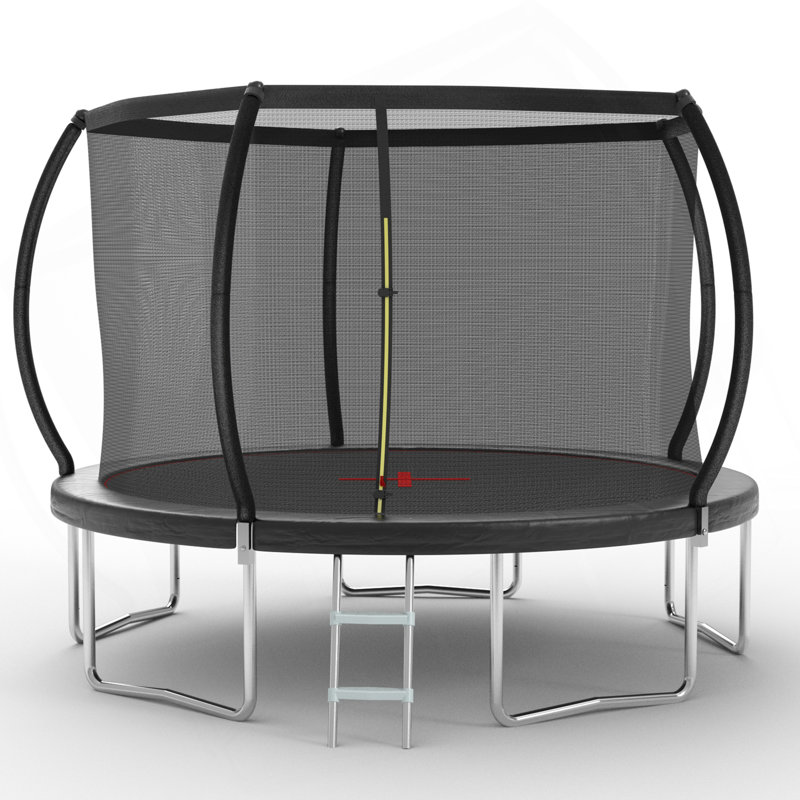 12FT Trampoline Pumpkin- Standard-Black