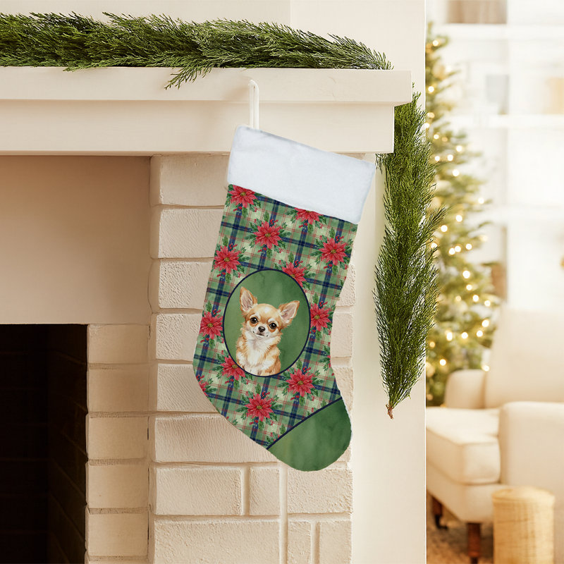 Chaussette de Noël fauve Chihuahua
