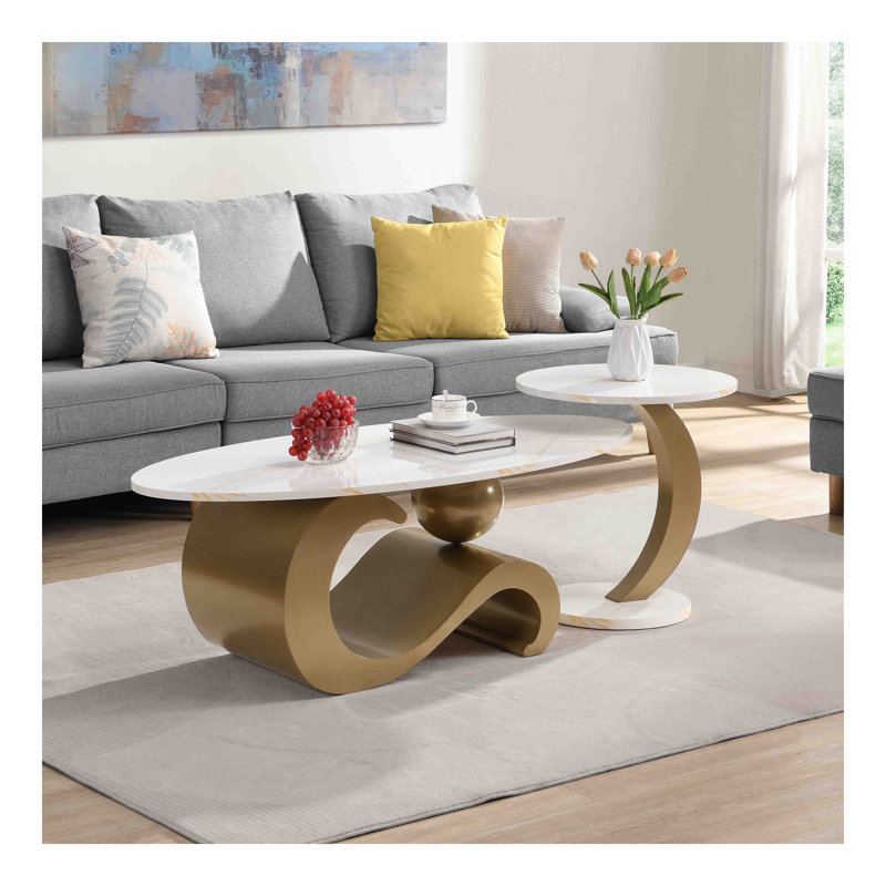 Ensemble de 2 tables de bout Modern Modern