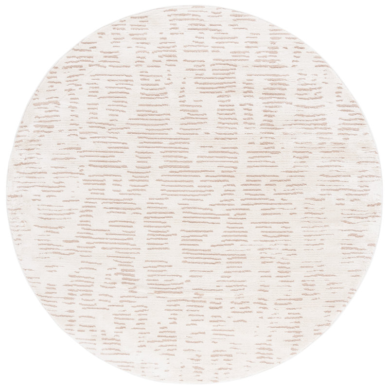Alurd Performance Abstract Rug, Round 6'7"