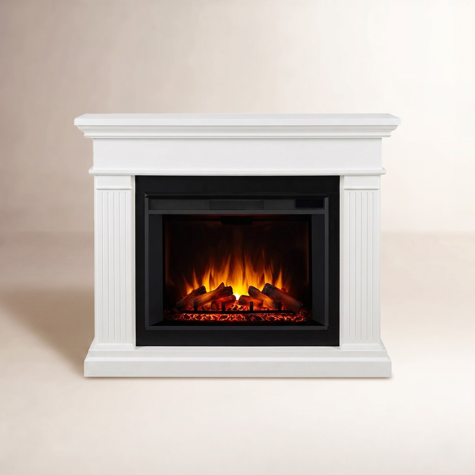Real Flame® Centennial Grand Electric Fireplace, White
