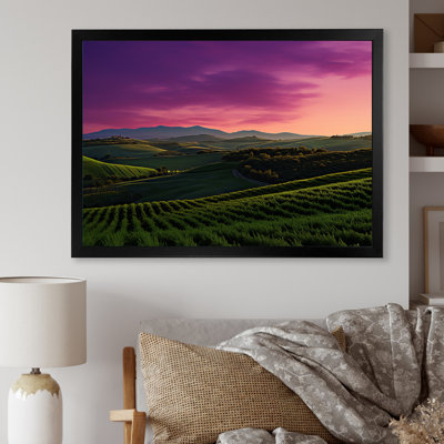 Impression sur toile Tuscany Twilight I