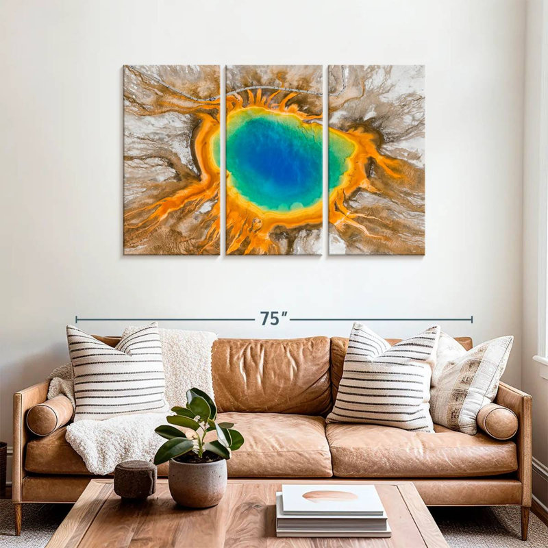 Alvord Grand Prismatic Hot Spring, 36" H x 57" W