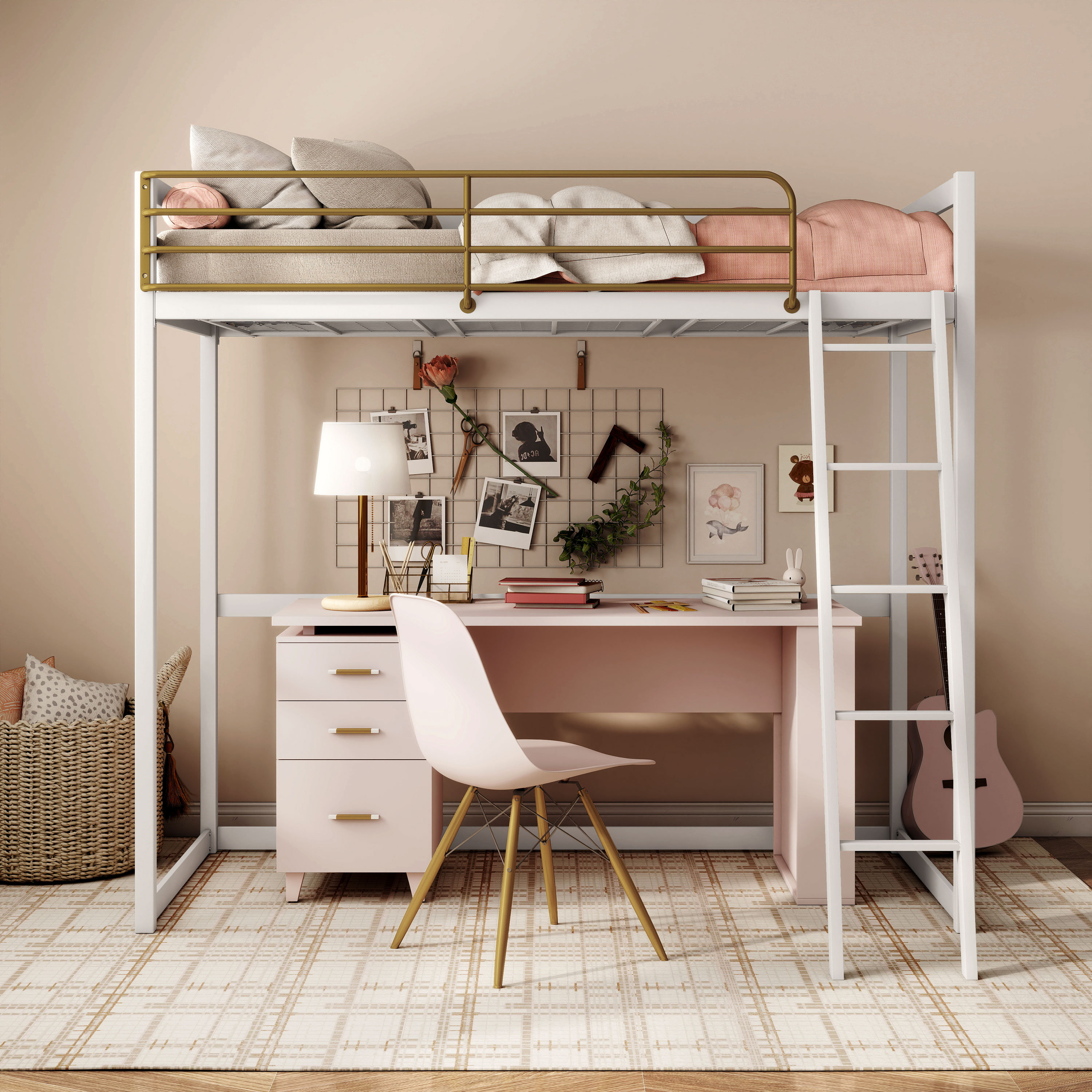 Max Finn Monarch Hill Haven Metal Loft Bed Reviews Wayfair