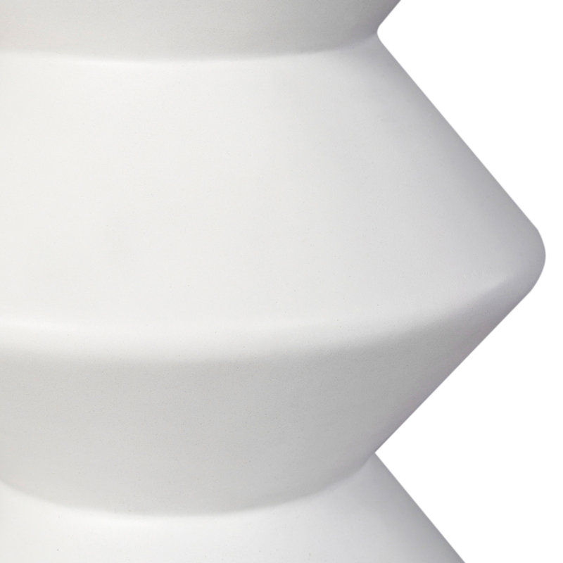 Table d'appoint Isiah, Blanc