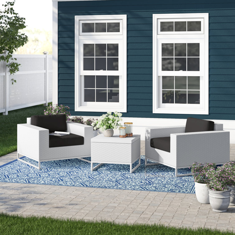 Azyon 2 - Person Patio Conversation Sets with Cushions