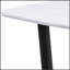 Table de salle à manger Madan avec plateau en marbre durable, parfaite pour les expériences culinaires élégantes et durables