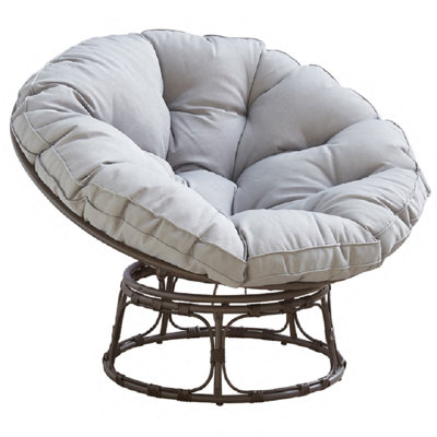 Sitka Swivel Steel Outdoor Lounge Chair