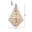 Lustre en cristal de chrome transitionnel 36 lumières-109718410