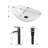 Ceramic Bathroom vessel Sink