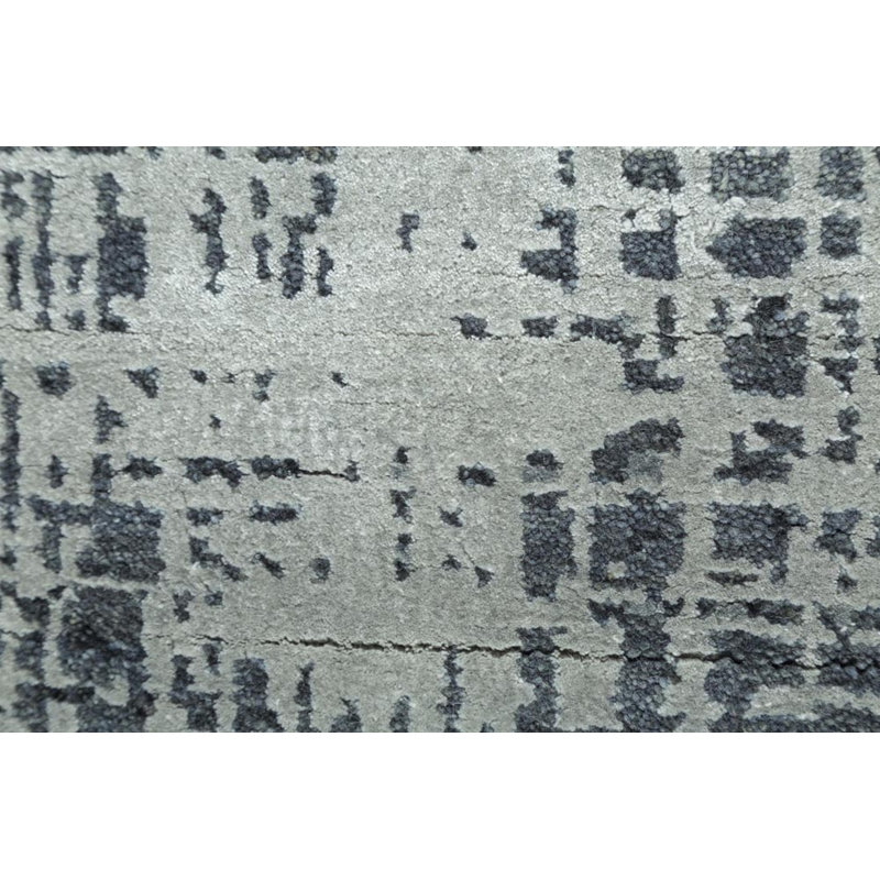 Contemporary One-of-a-Kind Rectangle 5'6" X 8 Hand Knotted Area Rug