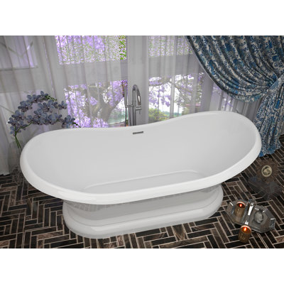 70.75'' x 32.75'' Soaking Bathtub