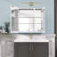 Armoire à pharmacie en aluminium imperméable anti-buée à DEL 30 po avec miroir et 4 tablettes réglables-31449988
