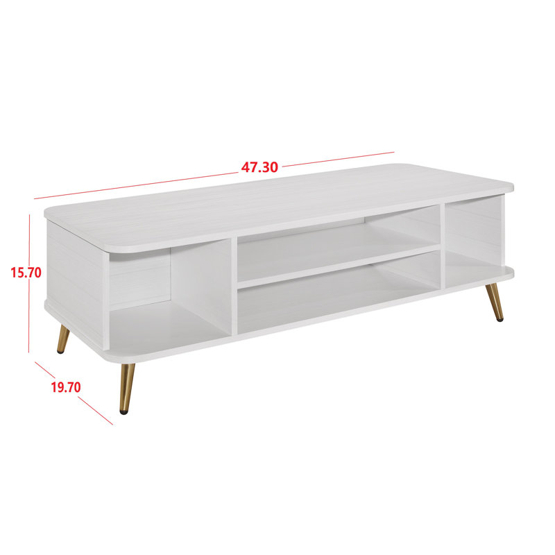 Causeuse de réception avec table de rangement Nady 57,7, Gris argenté