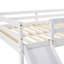 Lit mezzanine avec glissade, lit double