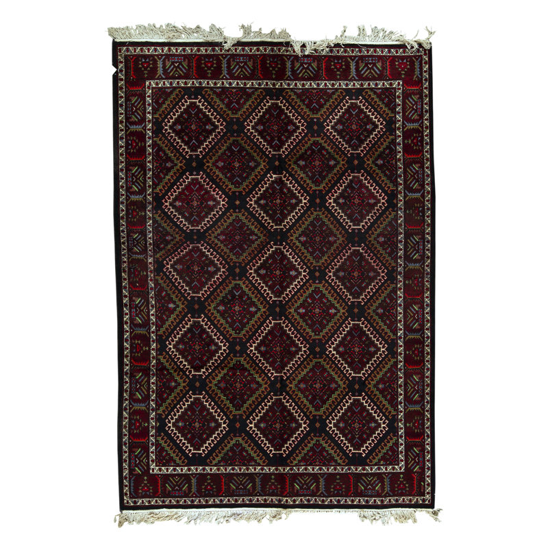 Afghan Hand Woven Wool Area Rug
