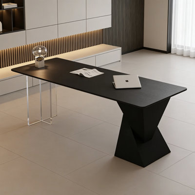 Novel Modern Design Rectangular Rock Slab Desk