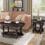 Table basse ovale en bois 42 pouces-785082069-785082066