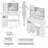 41" Left Drawer Desktop Vanity Table With Cushioned Stool Dresser Set, 2 AC With 2 USB Power Station, Hair Dryer Stand, Touch Control LED Mirror, 3-Color Switch, EPA, GCC, UL Certificate-675336953