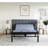 Bt2500 Twin Adjustable Bed Base - Full Adjustment Positions, Wireless Remote, Programmable Memory, Head Foot Adjustable, 850 Lbs Capacity, Blue Grey Range Positions Control, 1 Memory Position, And