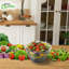  Bols à salade jetables transparents 48Oz avec couvercles - pour le déjeuner, la préparation des repas, les fruits et les salades (150)