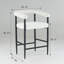 Ensemble de 2 tabourets de bar modernes rembourrés-323870920
