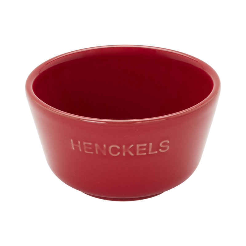 Ceramic 6 Piece Round Bakeware Set, Red